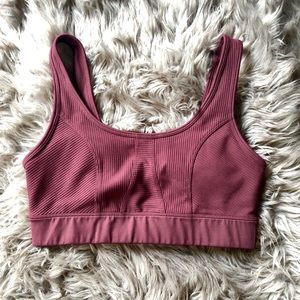 Joy Lab Burgundy Sports Bra Size Small